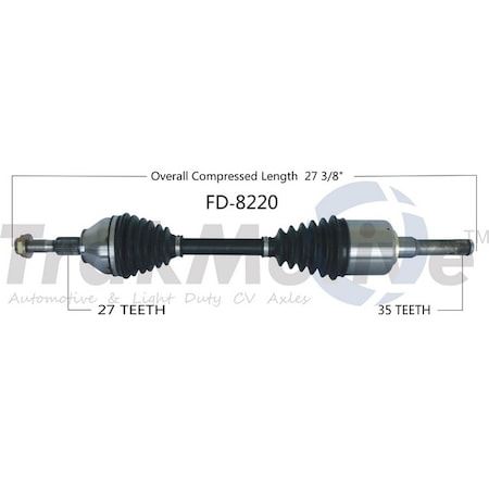 Surtrack Axle Cv Axle Shaft, Fd-8220 FD-8220
